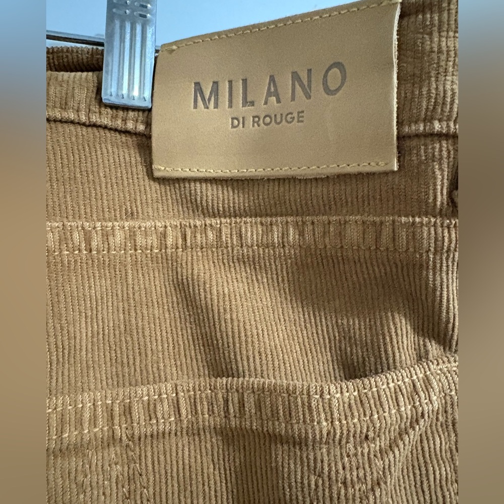Men’s Milano Di Rouge Copper Brown Corduroy Pants Size 40